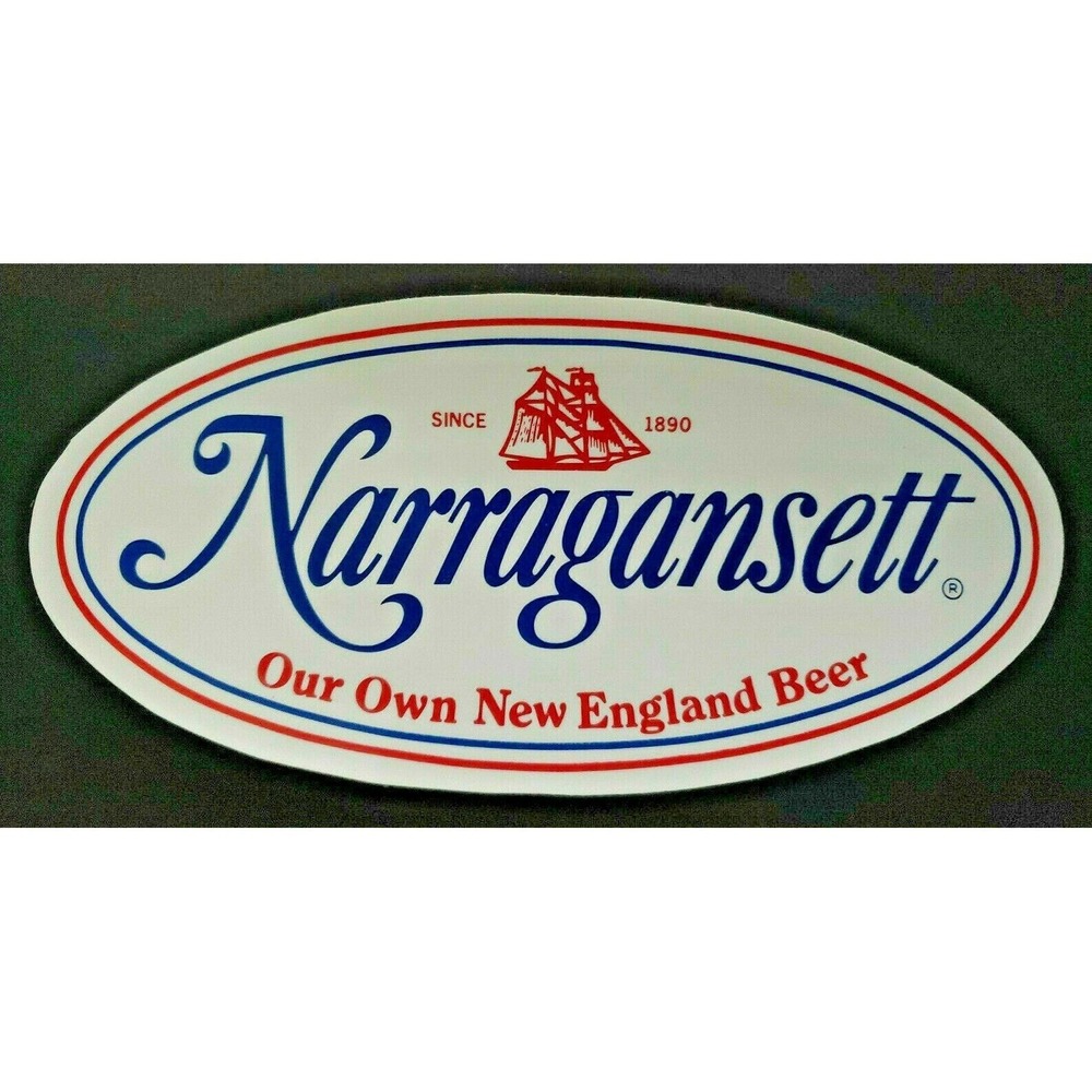 Vintage Original Narragansett‎ Beer Decal Sticker New Old Stock  PB127